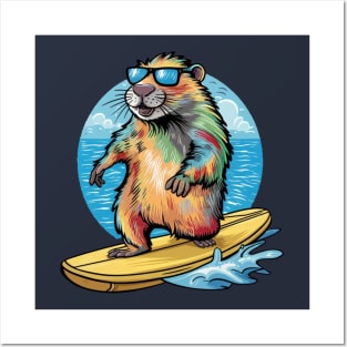 Surf Marmot Posters and Art